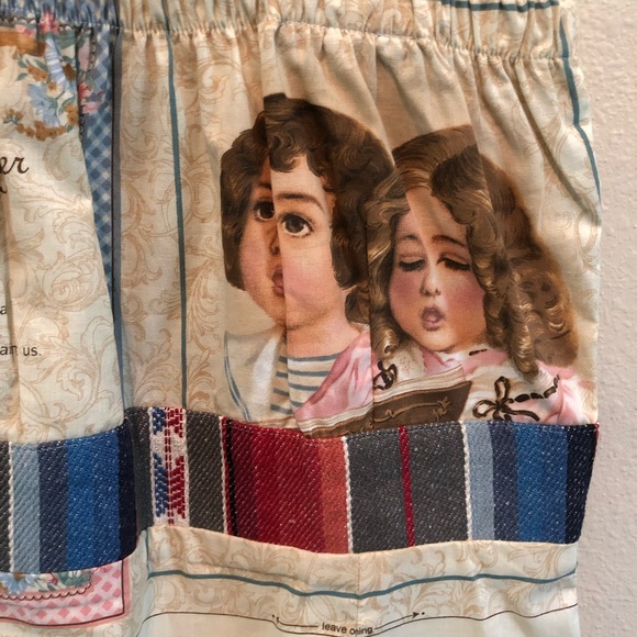 Upcycled Pattern Material Summer Boho Rodeo Top - Picture 5 of 8